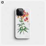 Turban lily illustration - Pierre Joseph Redouté Phone Case.