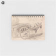 アートメモ帳-A Mule or Donkey, Harnessed to a Farm Cart, with Other Sketches at Top
 - イェール大学アートギャラリー Memo.