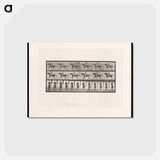 アートポストカード-Man on Horse
 - エドワード マイブリッジ Postcard.