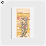 アートポストカード-Hokusai's man - 葛飾 北斎 Postcard.