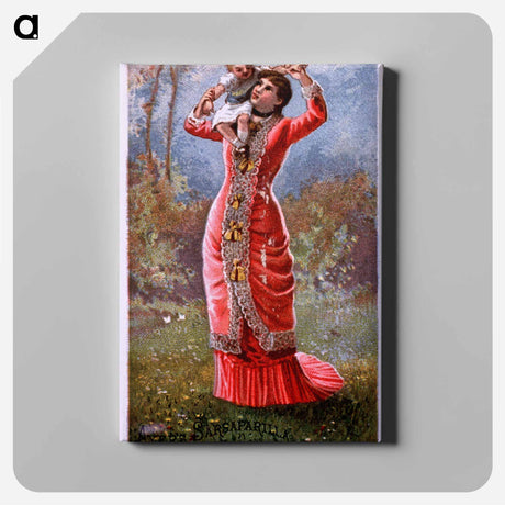 アートパネル-Ayer's Sarsaparilla: Gives Health and sunny Hours
 - 国立医学図書館 Canvas.