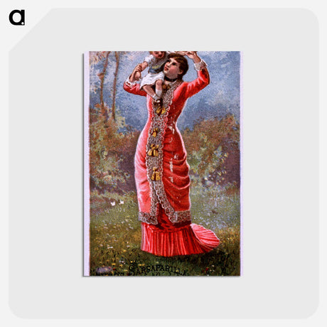 アートポストカード-Ayer's Sarsaparilla: Gives Health and sunny Hours
 - 国立医学図書館 Postcard.