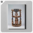 アートパネル-Kneeling Shrine Figure
 - セントルイス美術館 Canvas.