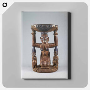 アートパネル-Kneeling Shrine Figure
 - セントルイス美術館 Canvas.