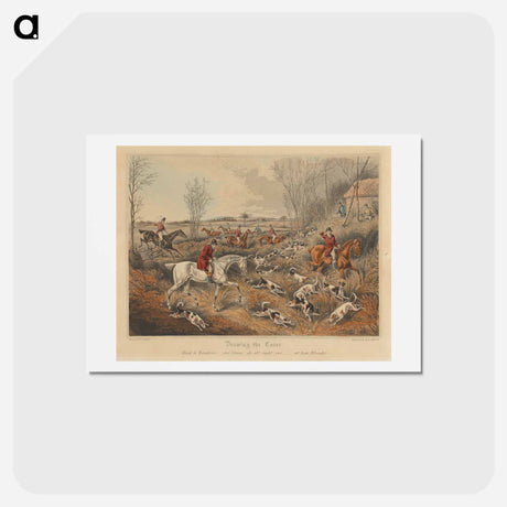 アートポストカード-Fox Hunting: Drawing the Cover
 - イェール大学アートギャラリー Postcard.