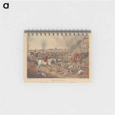 アートメモ帳-Fox Hunting: Drawing the Cover
 - イェール大学アートギャラリー Memo.