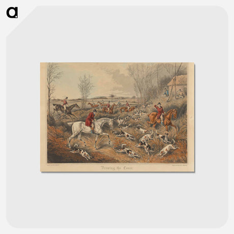 アートポストカード-Fox Hunting: Drawing the Cover
 - イェール大学アートギャラリー Postcard.