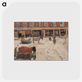 アートポストカード-Snow Scene
 - バーンズ・コレクション Postcard.