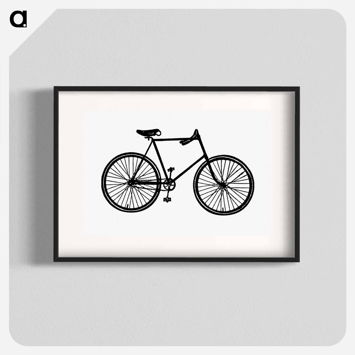 アートポスター-Bicycle in Vintage Style
 - 大英図書館 Poster.