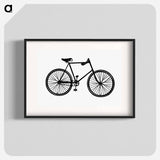 アートポスター-Bicycle in Vintage Style
 - 大英図書館 Poster.