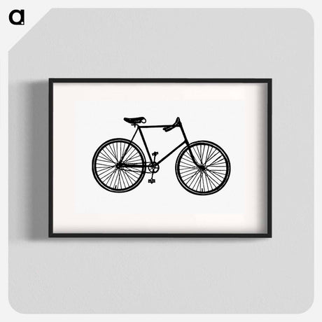 アートポスター-Bicycle in Vintage Style
 - 大英図書館 Poster.