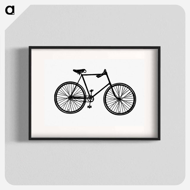 アートポスター-Bicycle in Vintage Style
 - 大英図書館 Poster.