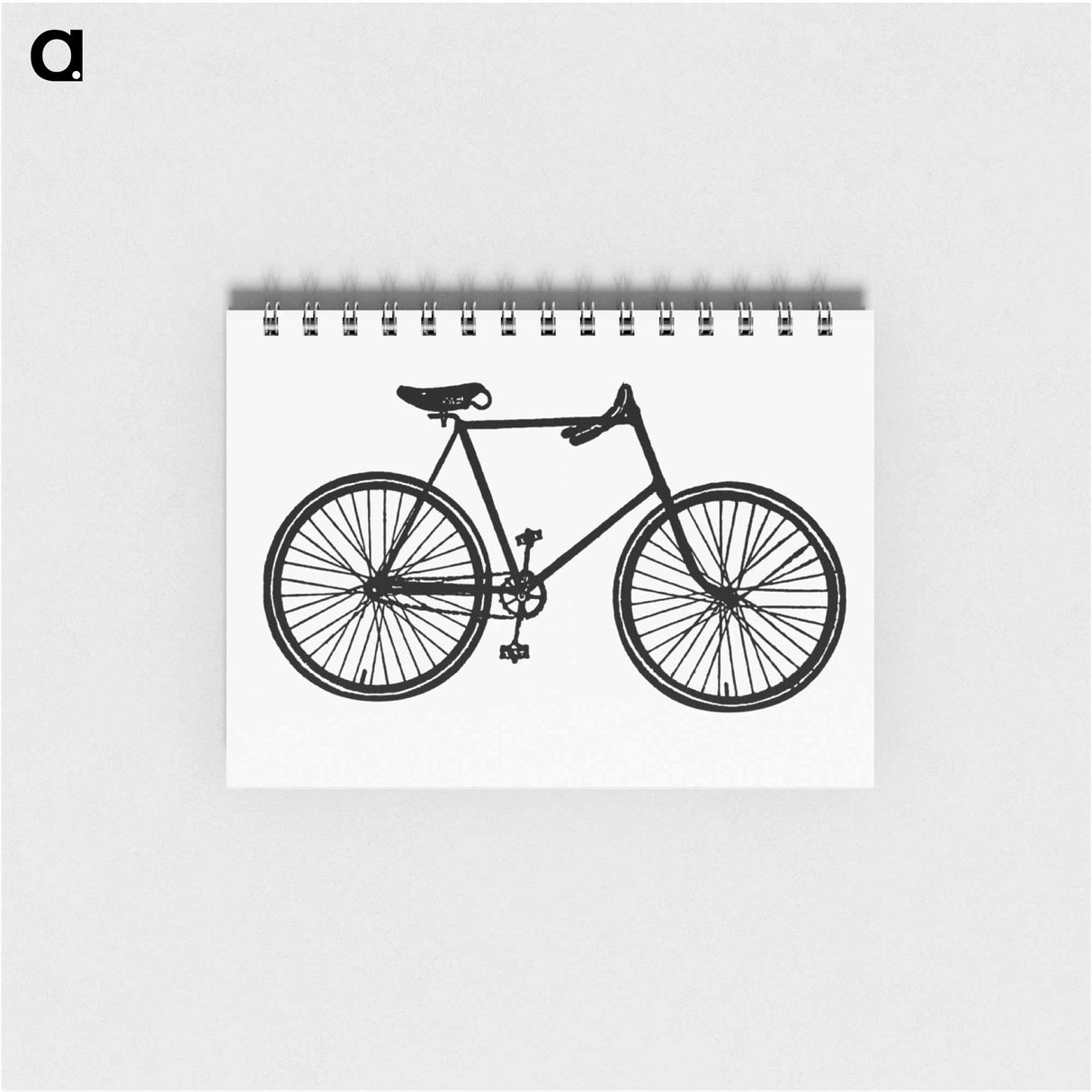 アートメモ帳-Bicycle in Vintage Style
 - 大英図書館 Memo.