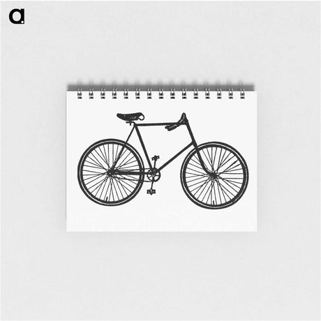 アートメモ帳-Bicycle in Vintage Style
 - 大英図書館 Memo.