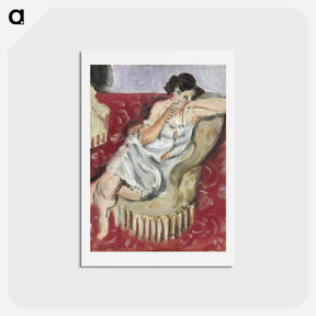 アートポストカード-Nu Au Fauteuil - アンリ マティス Postcard.