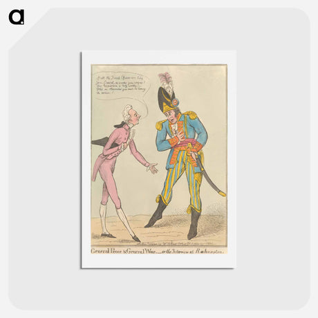 アートポストカード-General Peace & General War - or - The Interview at Roehampton
 - イェール大学アートギャラリー Postcard.