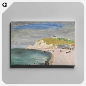 アートパネル-La Plage De Etretar Avec Baigneurs - アンリ マティス Canvas.