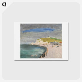 アートポストカード-La Plage De Etretar Avec Baigneurs - アンリ マティス Postcard.
