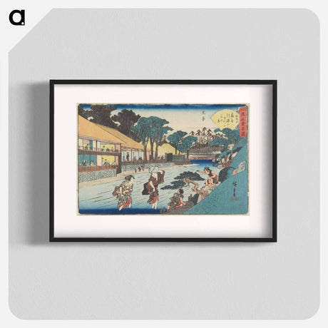 アートポスター-Ōgiya Restaurant in Ōji
 - 歌川 広重 Poster.