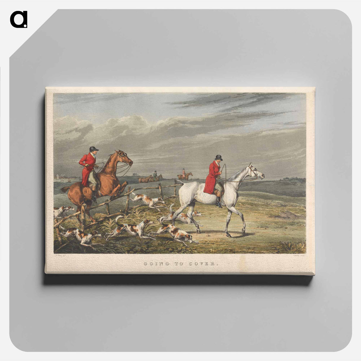 アートパネル-Fox Hunting: Going to Cover
 - イェール大学アートギャラリー Canvas.