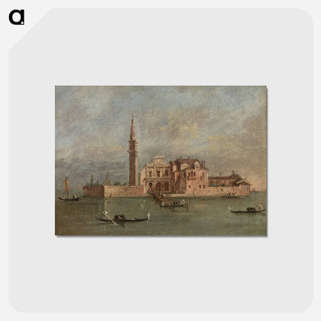 アートポストカード-Capriccio of an Island in the Venetian Laguna
 - バーンズ・コレクション Postcard.