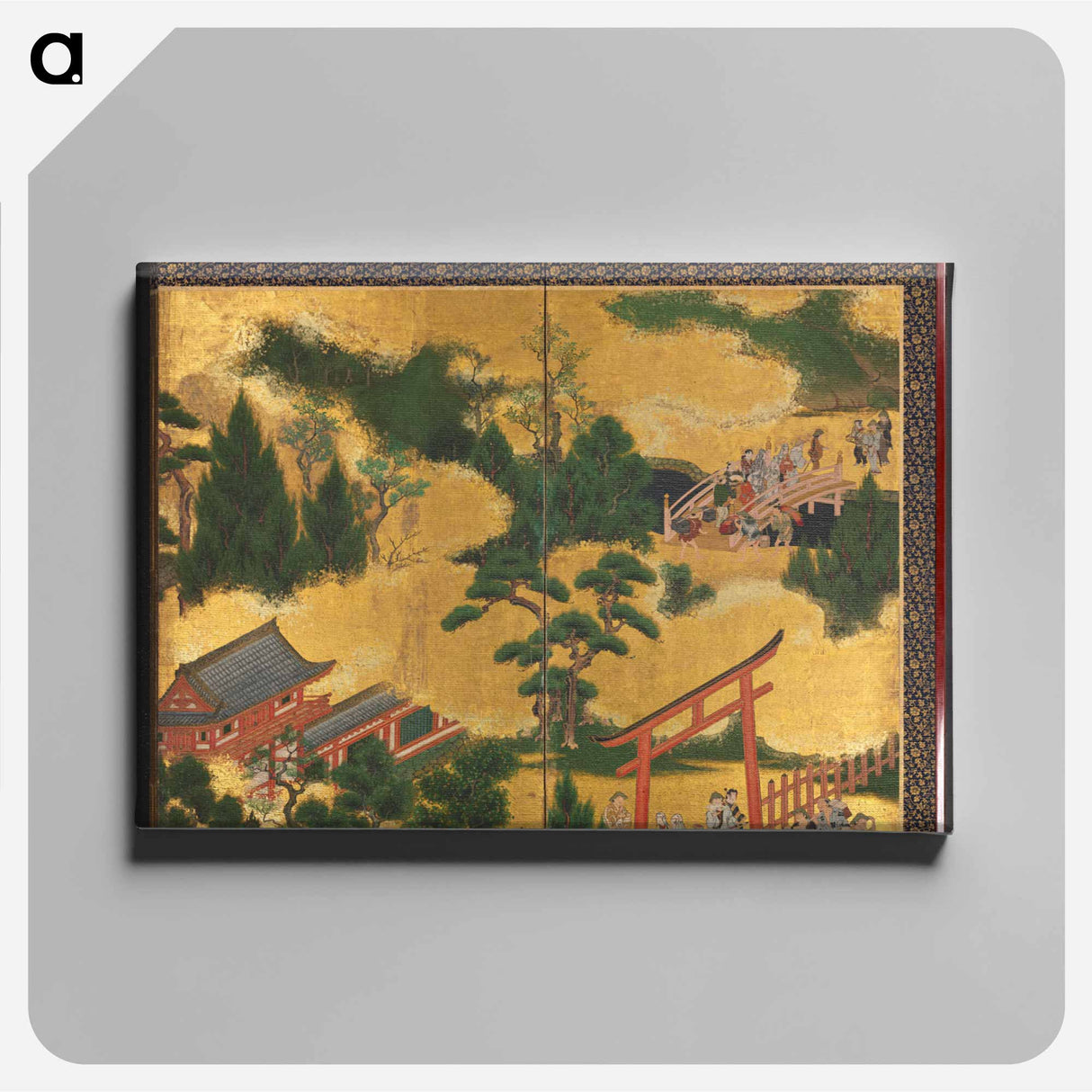 アートパネル-Horse Race at the Kamo Shrine
 - クリーブランド美術館 Canvas.