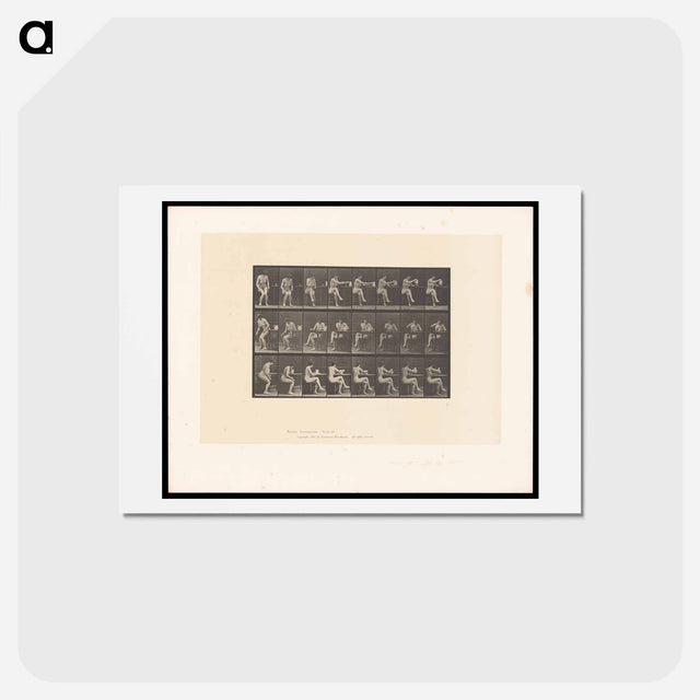 アートポストカード-Water Pouring
 - エドワード マイブリッジ Postcard.