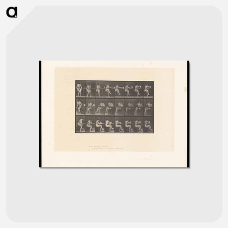 アートポストカード-Water Pouring
 - エドワード マイブリッジ Postcard.