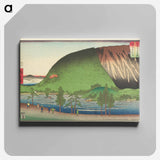 アートパネル-Elephant-head Mountain in Sanuki Province
 - 歌川 広重 Canvas.