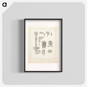 アートポスター-Specimens of the Ornamental Carvings and c. in the Chapel: Lambeth Palace
 - イェール大学アートギャラリー Poster.