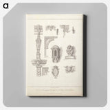 アートパネル-Specimens of the Ornamental Carvings and c. in the Chapel: Lambeth Palace
 - イェール大学アートギャラリー Canvas.