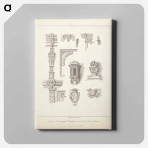 アートパネル-Specimens of the Ornamental Carvings and c. in the Chapel: Lambeth Palace
 - イェール大学アートギャラリー Canvas.