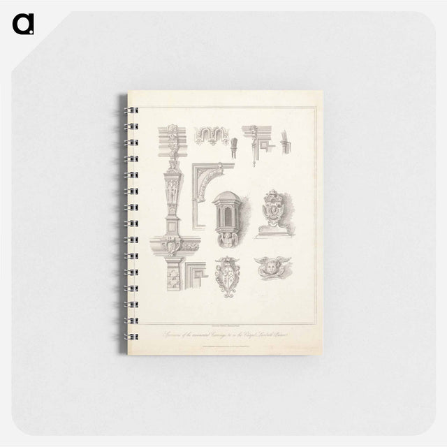 アートメモ帳-Specimens of the Ornamental Carvings and c. in the Chapel: Lambeth Palace
 - イェール大学アートギャラリー Memo.