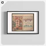 Hokusai's Onna Imagawa - 葛飾 北斎 Poster.