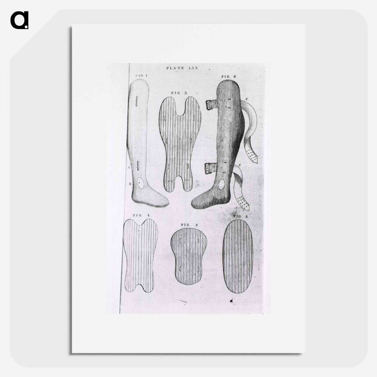 アートポスター-Orthopedic Splints or Braces
 - 国立医学図書館 Poster.