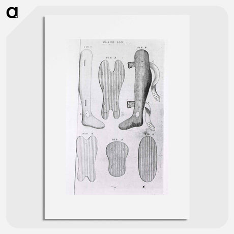 アートポスター-Orthopedic Splints or Braces
 - 国立医学図書館 Poster.