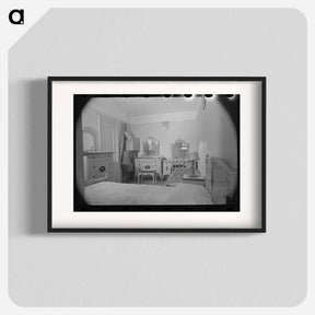 アートポスター-Bedroom of Nathan Katz Apartment
 - ラッセル リー Poster.
