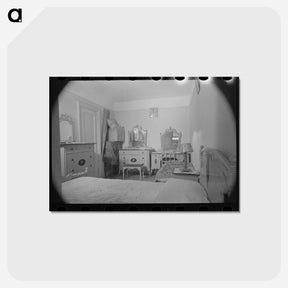 アートポストカード-Bedroom of Nathan Katz Apartment
 - ラッセル リー Postcard.