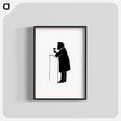 アートポスター-Silhouette of a Judge from Michael's Crag
 - 大英図書館 Poster.