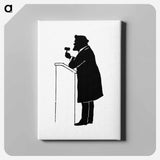 アートパネル-Silhouette of a Judge from Michael's Crag
 - 大英図書館 Canvas.