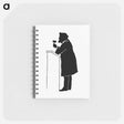 アートメモ帳-Silhouette of a Judge from Michael's Crag
 - 大英図書館 Memo.