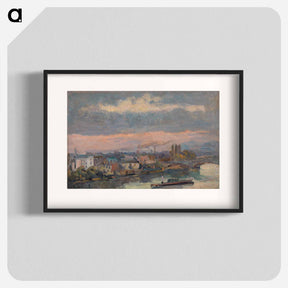 アートポスター-Along the Seine (Rouen)
 - バーンズ・コレクション Poster.