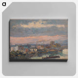 アートパネル-Along the Seine (Rouen)
 - バーンズ・コレクション Canvas.