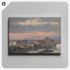 アートパネル-Along the Seine (Rouen)
 - バーンズ・コレクション Canvas.