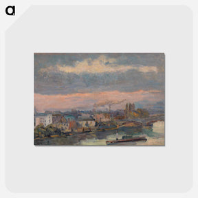 アートポストカード-Along the Seine (Rouen)
 - バーンズ・コレクション Postcard.