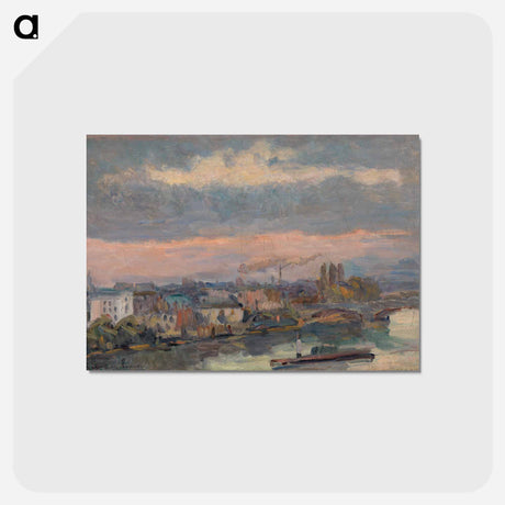 アートポストカード-Along the Seine (Rouen)
 - バーンズ・コレクション Postcard.
