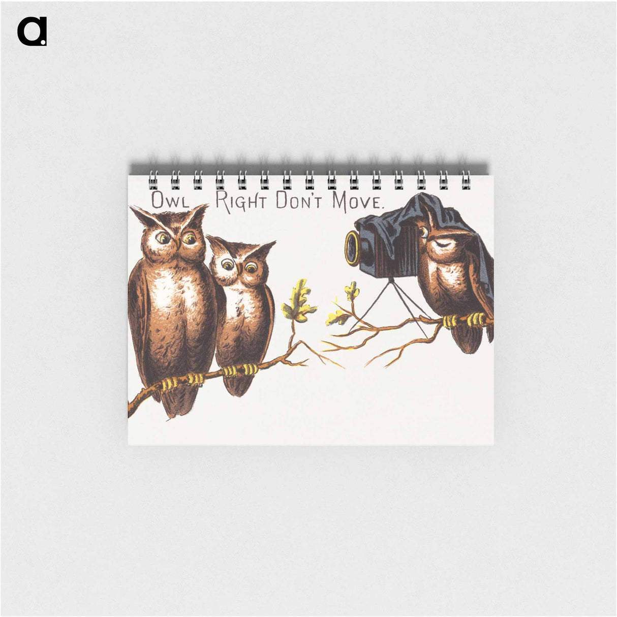 アートメモ帳-Owl Right Don't Move
 - ボストン公共図書館 Memo.