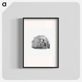 アートポスター-Illustration of the Taj Mahal
 - 大英図書館 Poster.