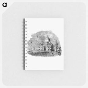 アートメモ帳-Illustration of the Taj Mahal
 - 大英図書館 Memo.