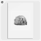 アートポスター-Illustration of the Taj Mahal
 - 大英図書館 Poster.